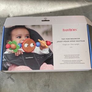 BabyBjorn wood googly eye bouncer toy